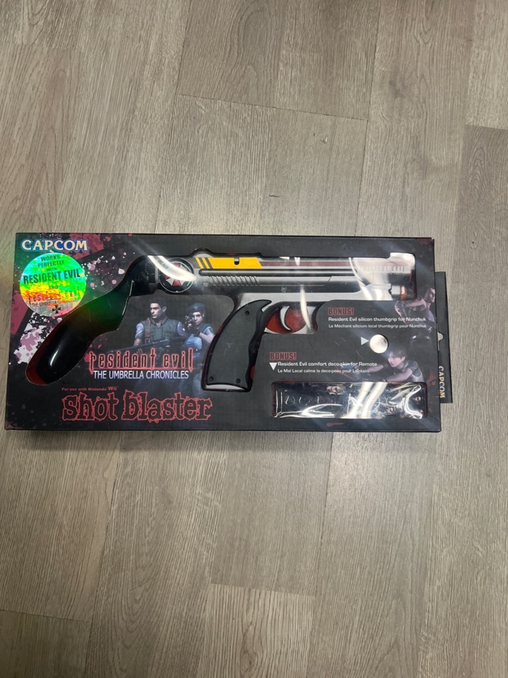 Capcom Resident Evil Shot Blaster - Black & Silver Toy Gun
Sealed box.